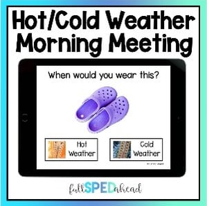 3-5 what to wear - Boom Cards
