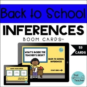 back to school inferences