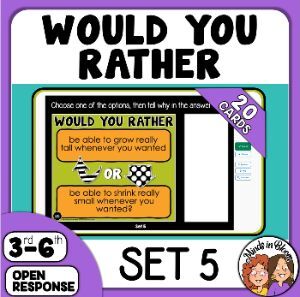 6-8 would you rather set 5 - Boom Cards