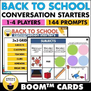 Boom Cards - Conversation Starters