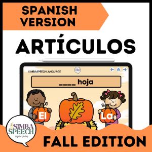 Articles (el/la) – Fall Edition