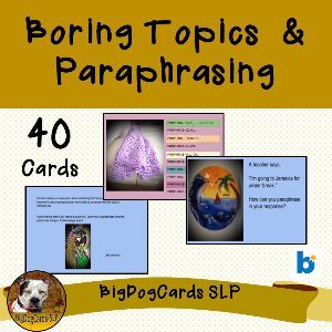 Boring topics and Paraphrasing | Topic Maintenance SOCIAL SKILLS FOR OLDER KIDS