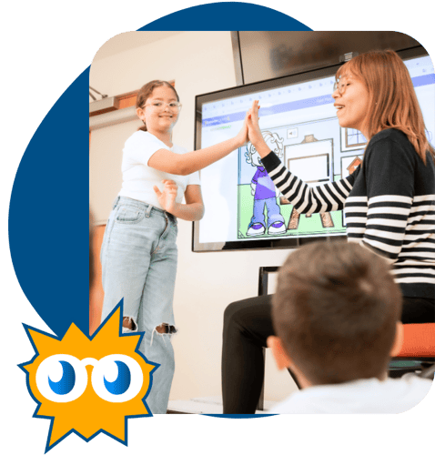 Teacher and Student w/ Boom Cards