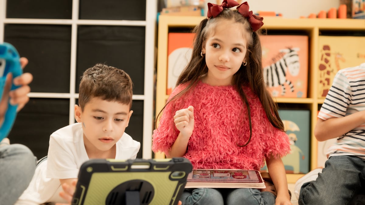 Students using Boom Learning