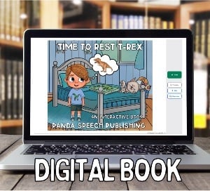 Premium Time to Rest T-Rex Interactive Boom Book