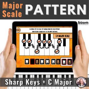  Major Scale Pattern - Boom Cards