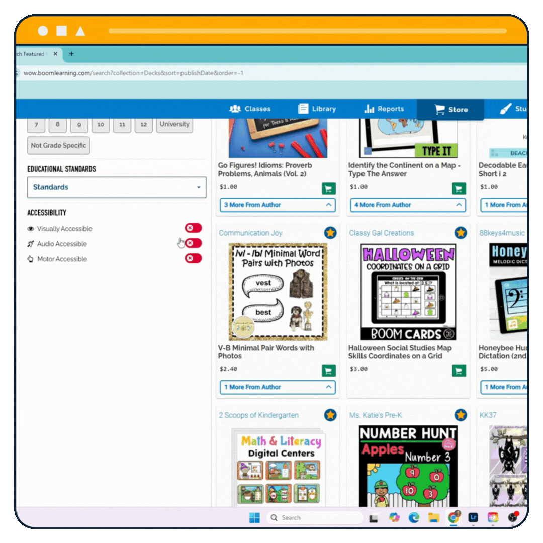 Standards Page Elements (3)