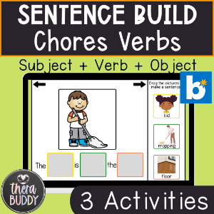 Chores Sentence Building