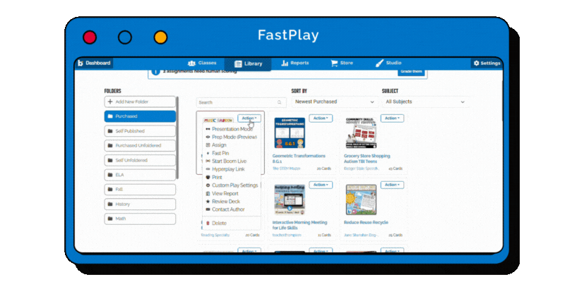 Boom Cards FastPlay Mode Explained
