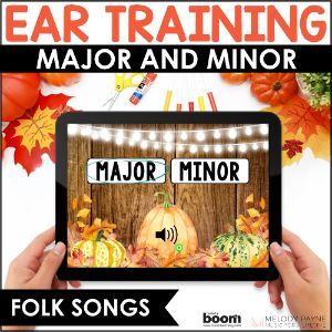 Major and minor listening skills set to seasonal melodies