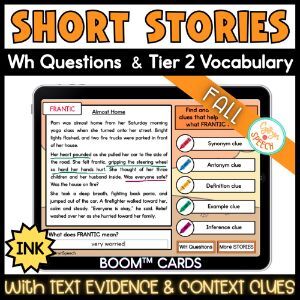 Fall Short Stories ⎸ Fall Reading Comprehension