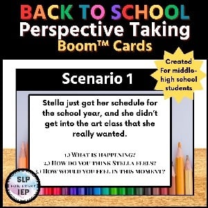 Boom Cards - SLP Perspective Taking