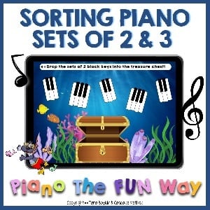 sorting piano