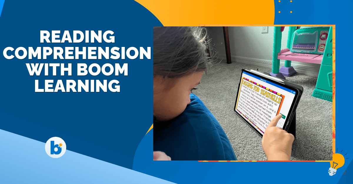 Reading Comprehension with Boom Cards