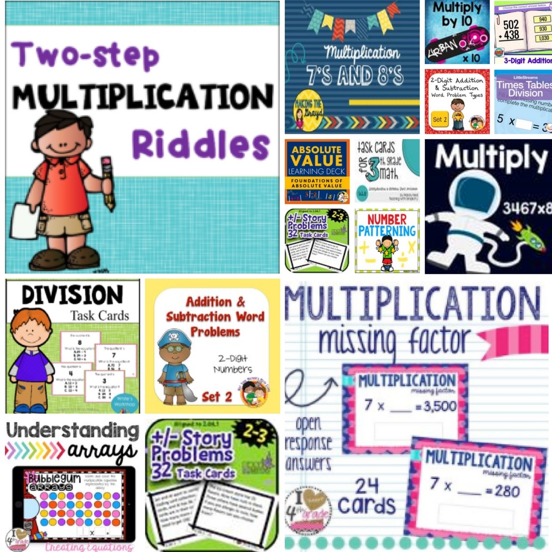 Mathematics Materials for Third, Fourth and Fifth Grade