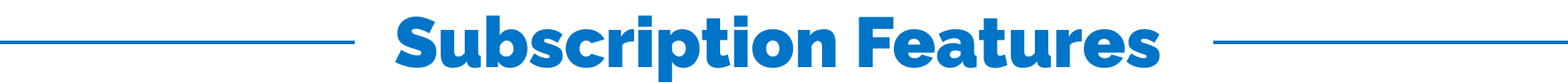 Subscription Features 1
